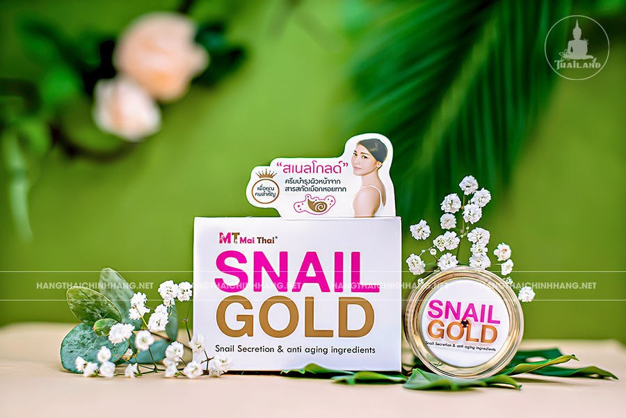 Cách sử dụng kem Mt Mai Thai Snail Gold