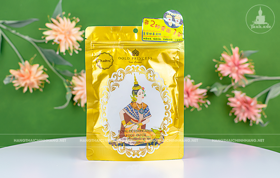 Thành phần miếng dán thải độc Thái Lan Gold Princess