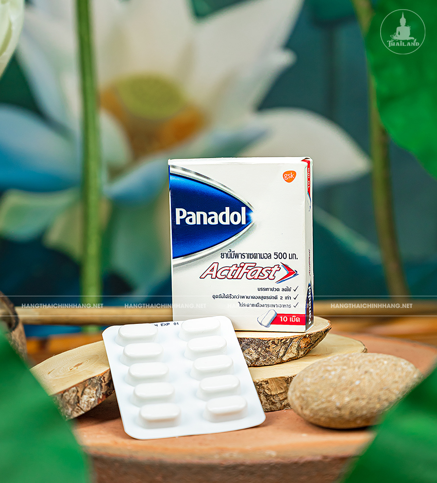 Cách sử dụng thuốc giảm đau Panadol Actifast Thái Lan