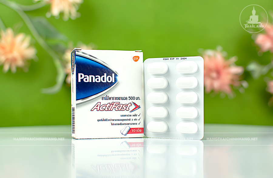 Thành phần thuốc giảm đau Panadol Actifast Thái Lan