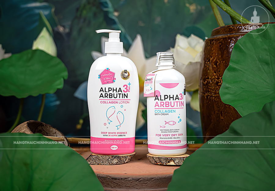 Hướng dẫn sử dụng sữa dưỡng thể Alpha Arbutin Collagen Lotion 3+ Plus