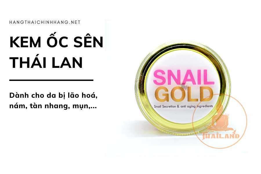 Tác dụng của kem ốc sên Snail Gold MaiThai