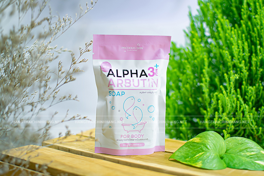 Thành phần xà phòng trắng da Alpha Arbutin 3 Plus Soap For Body 80g Thái Lan